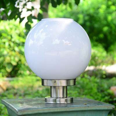 Stainless Steel Material 2.5w Rated Power and IP65 Protection Level Solar Led Outdoor Garden Lawn Pillar Light For Sale